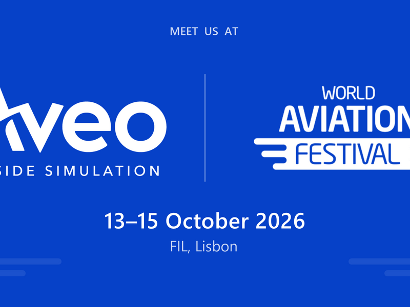 Aveo at World Aviation Festival, 13–15 October 2026, FIL Lisbon